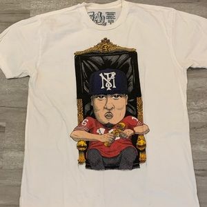Fugly McGillicuddy White graphic tshirt